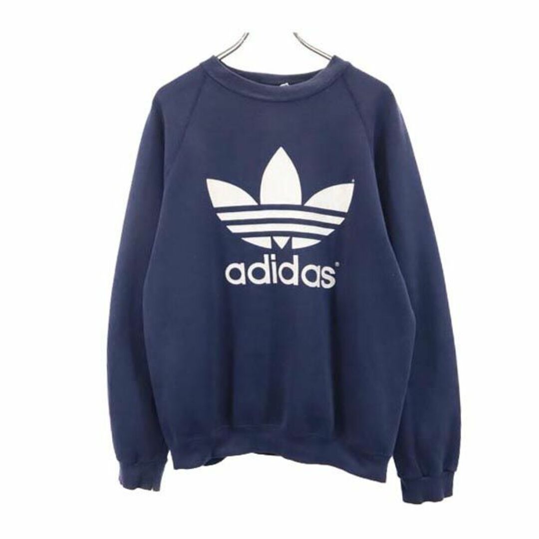 アディダス 90s オールド トレフォイルロゴ スウェット ネイビー adidas 長袖トレーナー メンズ 【中古】 【230928】 |  フリマアプリ ラクマ