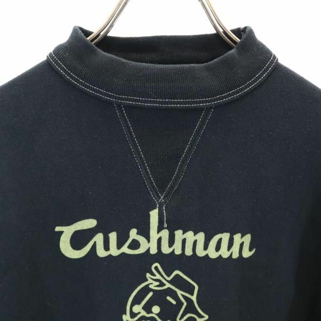 【Cushman】クッシュマン スカルロゴ U.S.N ロゴ トレーナー