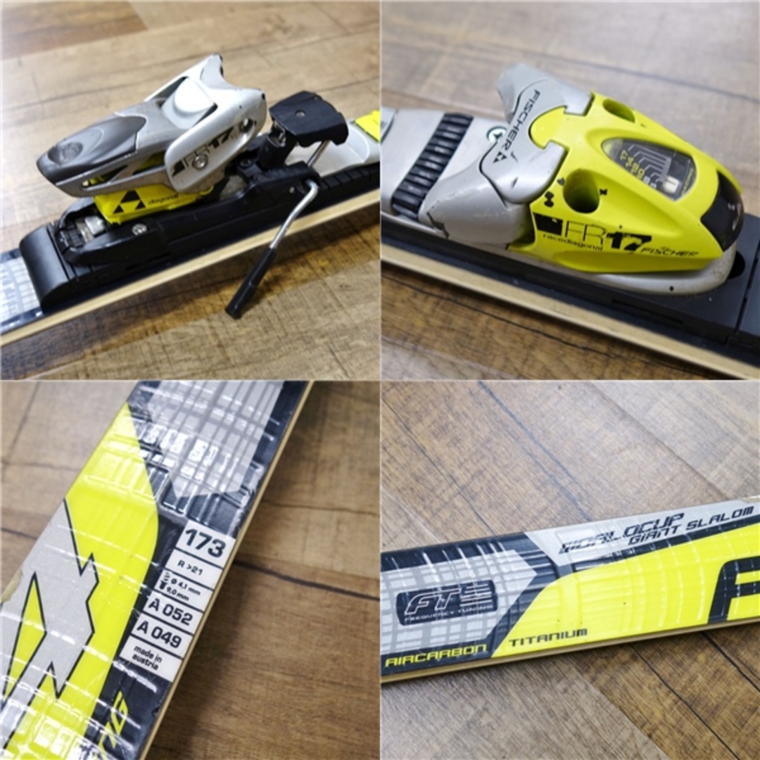 Fisher(フィッシャー)のフィッシャー FISCHER RC4 WOALDCUP GIANT SLALOM 173cm 67ｍｍ ビンディング FR17 レーシング ゲレンデ スキー アウトドア スポーツ/アウトドアのスキー(板)の商品写真