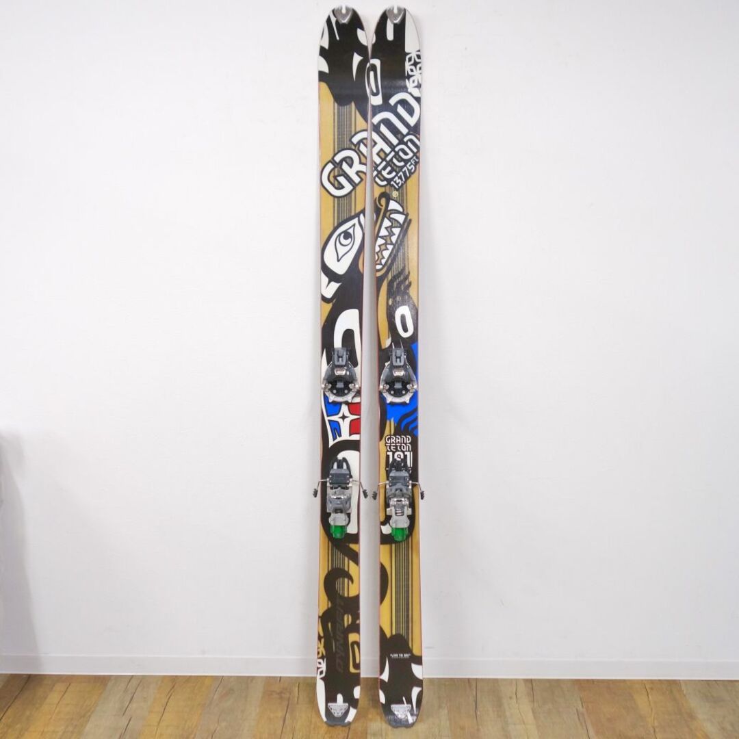 実寸サイズディナフィット DYNAFIT 山スキー Grand Teton Wood 13/14 Touring Skis 191cm 109ｍｍ ビンディング Dynafit Beast 16 ツアー バックカントリー BC スキー アウトドア