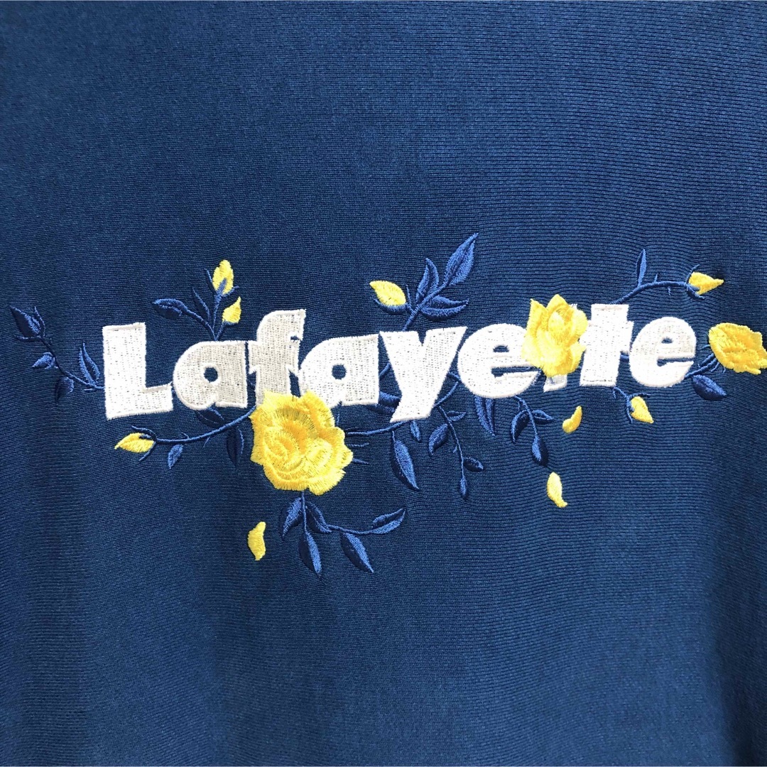 希少　ラファイエット lafayette  薔薇刺繍　ロゴパーカー　メンズ　M 6