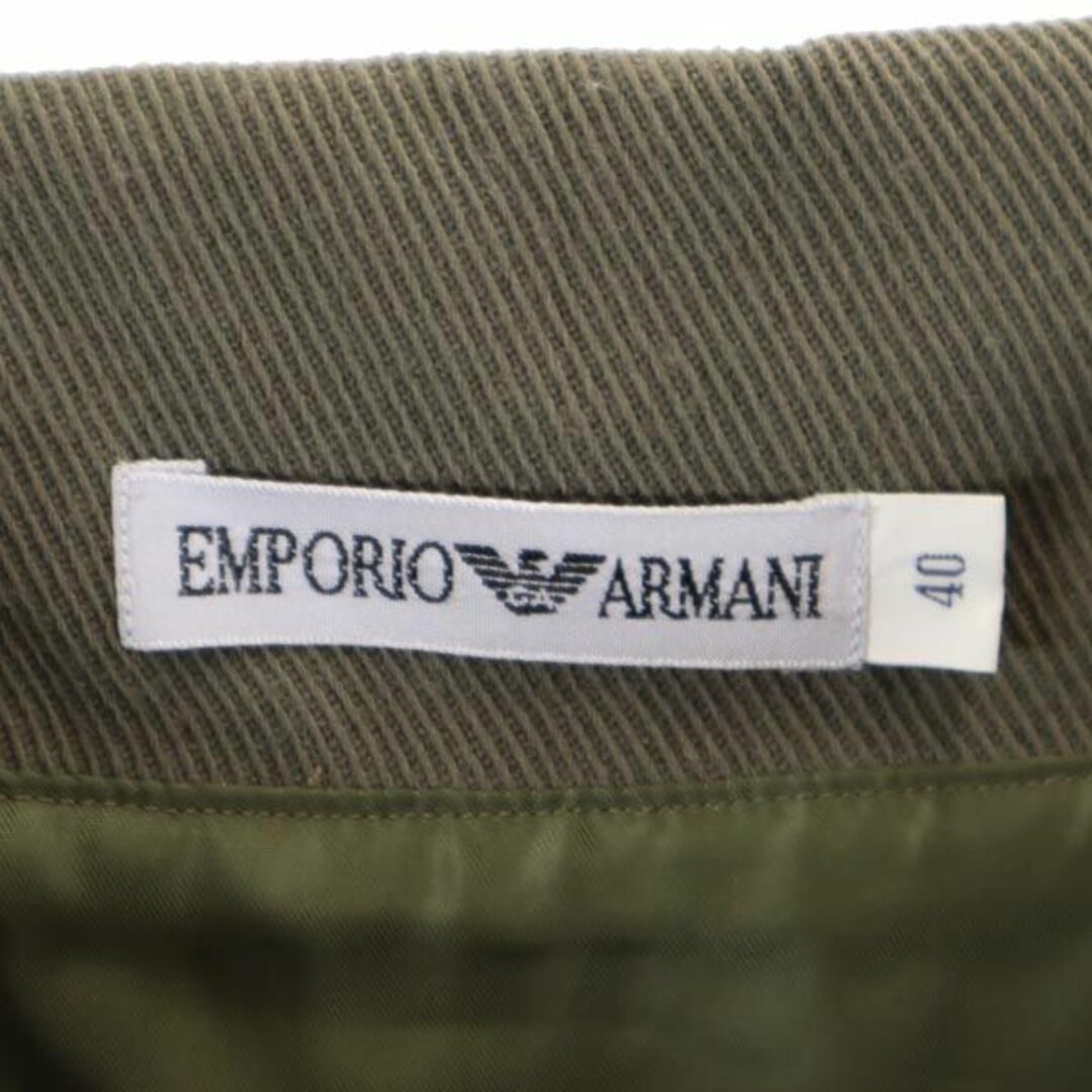 エンポリオアルマーニ 日本製 ラップ スカート 40 カーキ系 Emporio Armani レディース   【230928】 5