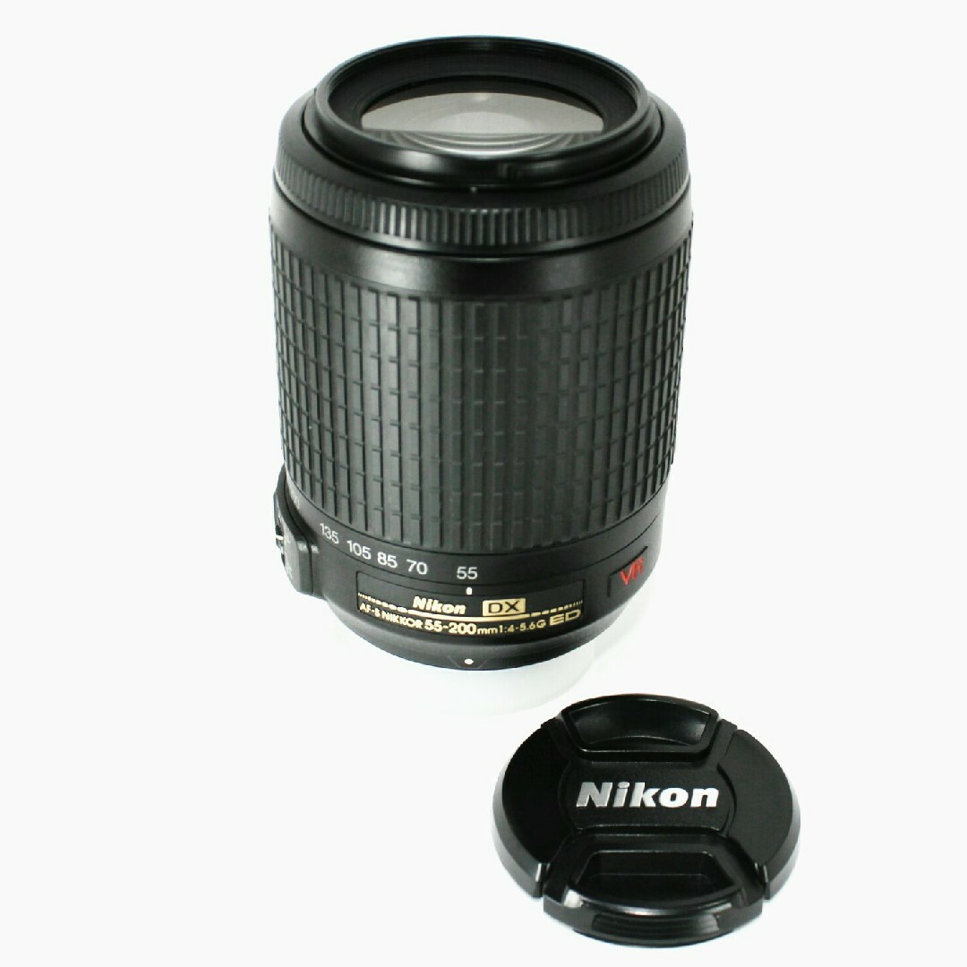 Nikon - Nikon AF-S 55-200mm VR 望遠ズームレンズ ✨難あり美品✨の