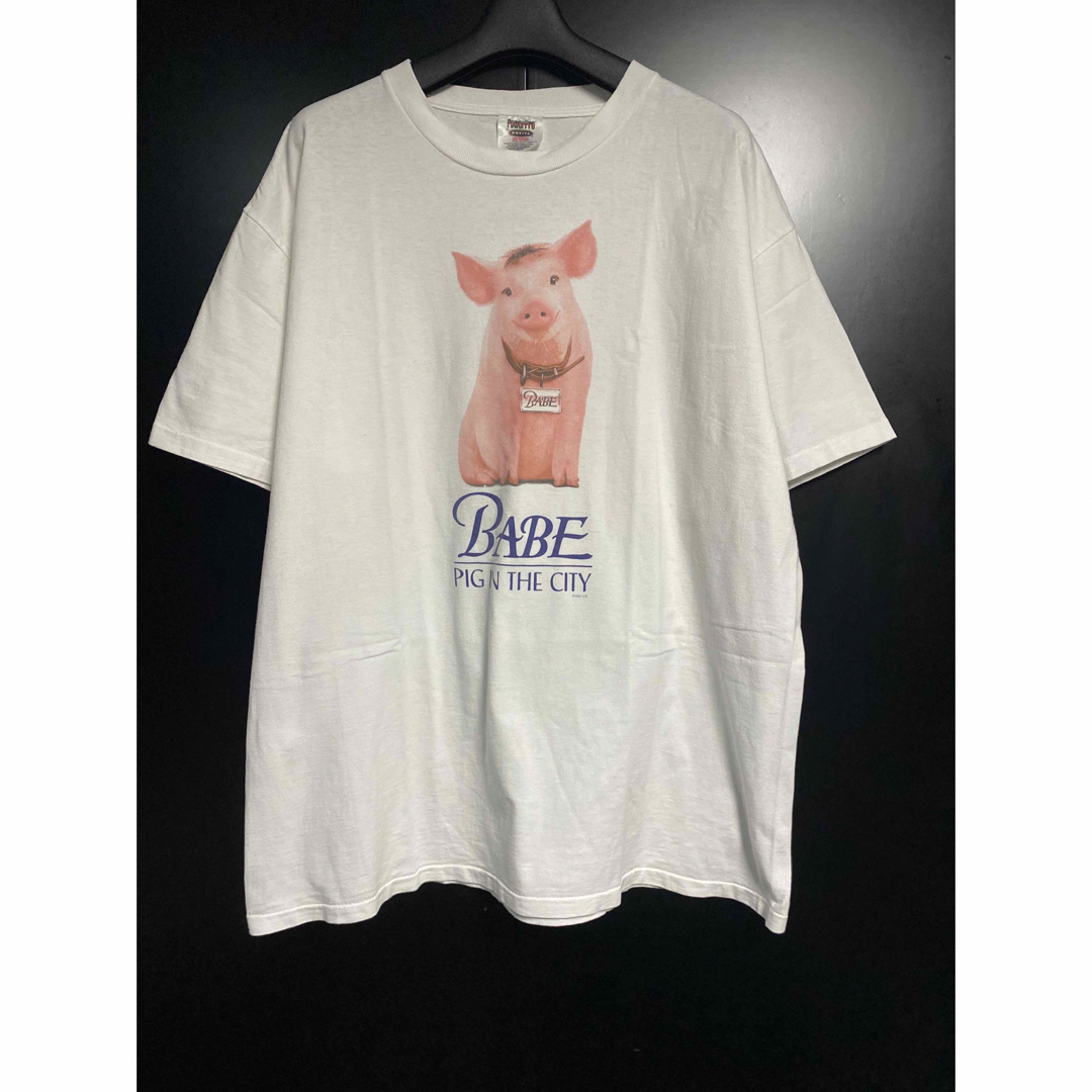 激レア 90'S当時物映画BABE Tシャツ ヴィンテージ XL ディズニー - T