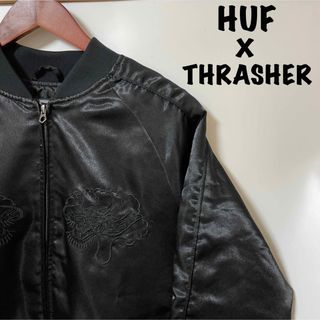 HUF   新品 HUF ベロア フェニックス スカジャン スケーター