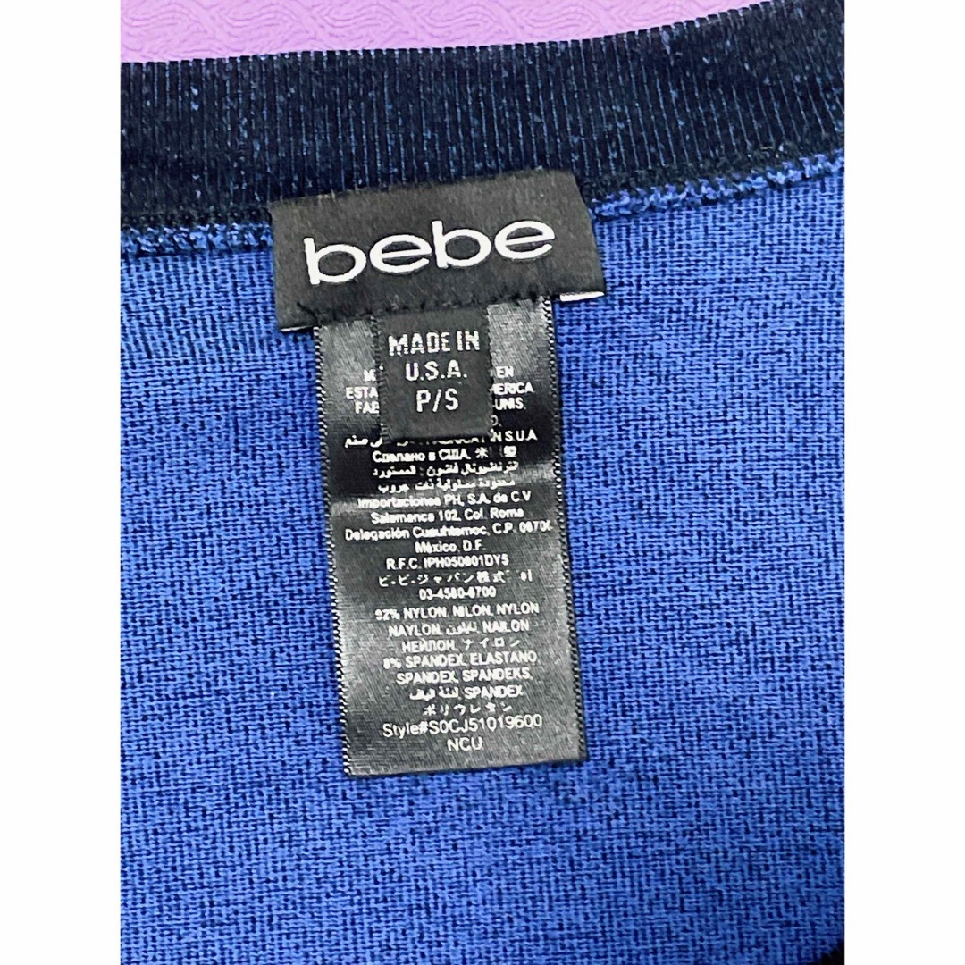 BeBe(ベベ)のBebe 七分袖ボディコンワンピース レディースのワンピース(ミニワンピース)の商品写真