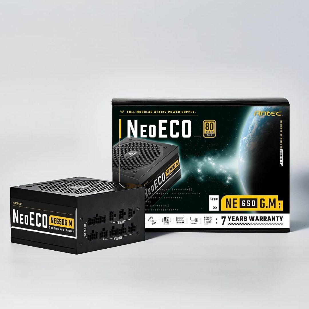 新着商品】Antec、80PLUS Gold認証取得 高効率高耐久フルモジュラ - PC