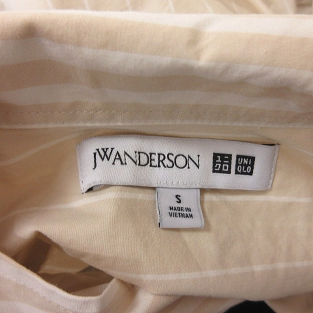 J.W.ANDERSON(ジェイダブリューアンダーソン)のジェイダブリューアンダーソン シャツ 半袖 ストライプ S ベージュ 白 メンズのトップス(シャツ)の商品写真