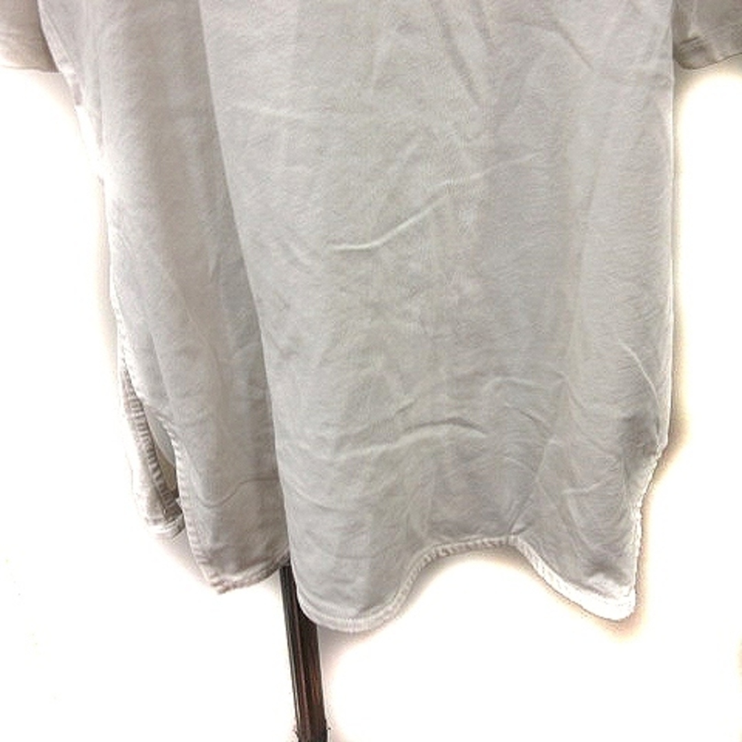 Adam et Rope'(アダムエロぺ)のアダムエロペ チュニック 五分袖 白 オフホワイト /YI レディースのトップス(チュニック)の商品写真