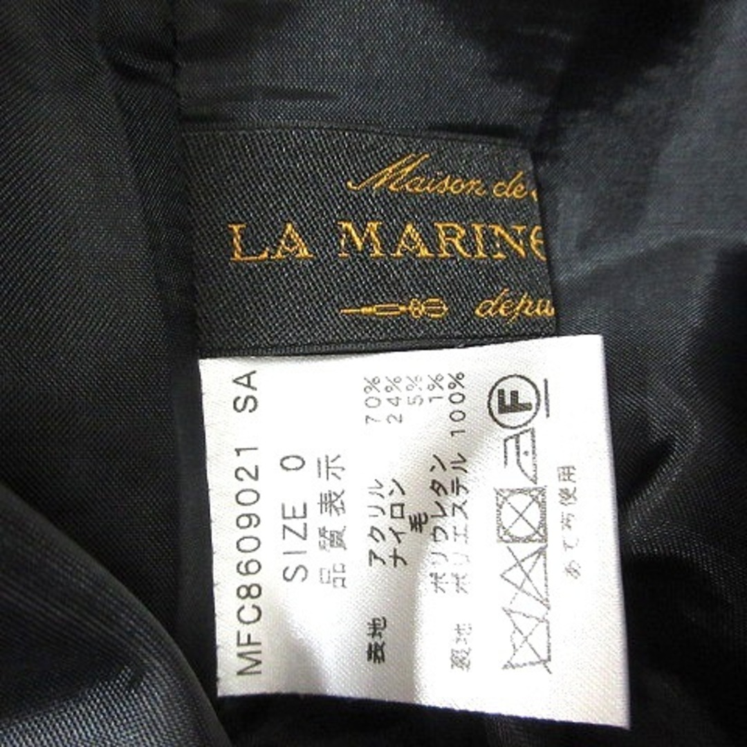 LA MARINE FRANCAISE(マリンフランセーズ)のマリンフランセーズ タイトスカート ミモレ ロング 0 黒 ブラック レディースのスカート(ロングスカート)の商品写真