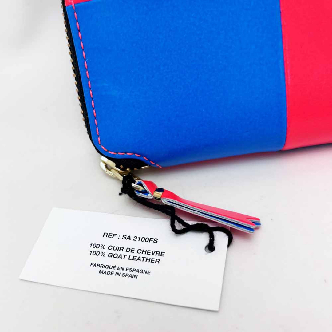 COMME des GARCONS(コムデギャルソン)の新品コムデギャルソン ラウンドファスナー財布 SA2100FS ブルー/オレンジ レディースのファッション小物(財布)の商品写真
