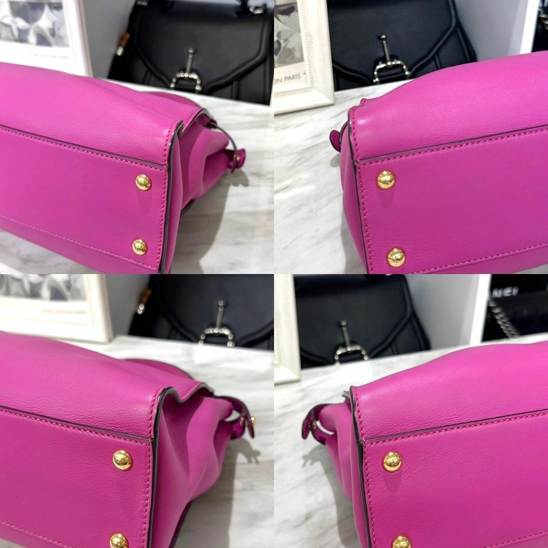 FENDI - 美品☆ フェンディ ピーカブー ローズピンク レザー FENDI - 美品☆ フェンディ ピーカブー ローズピンク レザー
