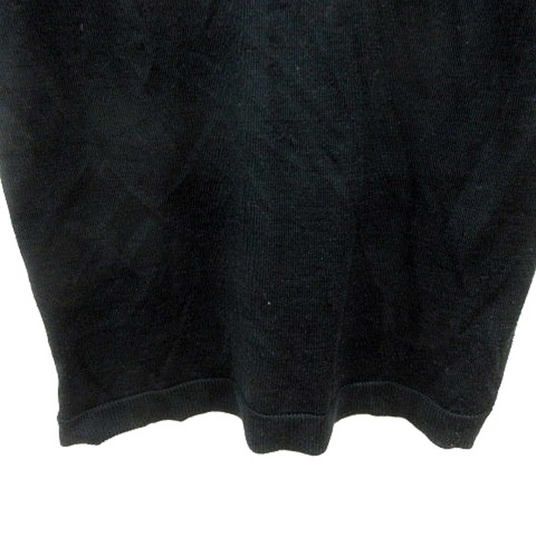 COMME CA ISM(コムサイズム)のコムサイズム COMME CA ISM ニット カットソー 半袖 9 黒 レディースのトップス(ニット/セーター)の商品写真