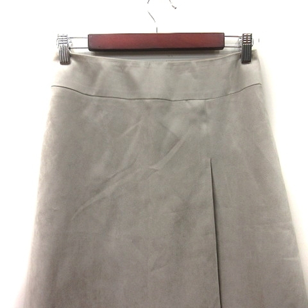 NATURAL BEAUTY BASIC(ナチュラルビューティーベーシック)のナチュラルビューティーベーシック フレアスカート ミモレ M ベージュ レディースのスカート(ロングスカート)の商品写真