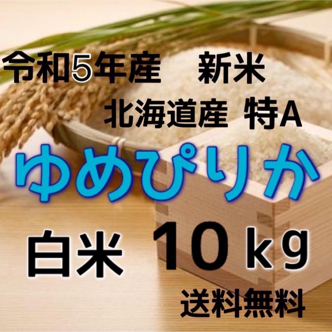 【新米】令和5年産 北海道米　ゆめぴりか　白米　10kg