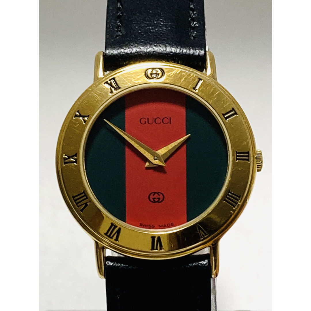 Gucci - 良品! GUCCI グッチ 電池新品交換済み レディース腕時計