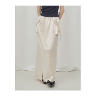 giunon♡ satin cargo skirt♡サテンカーゴスカート(ロングスカート)