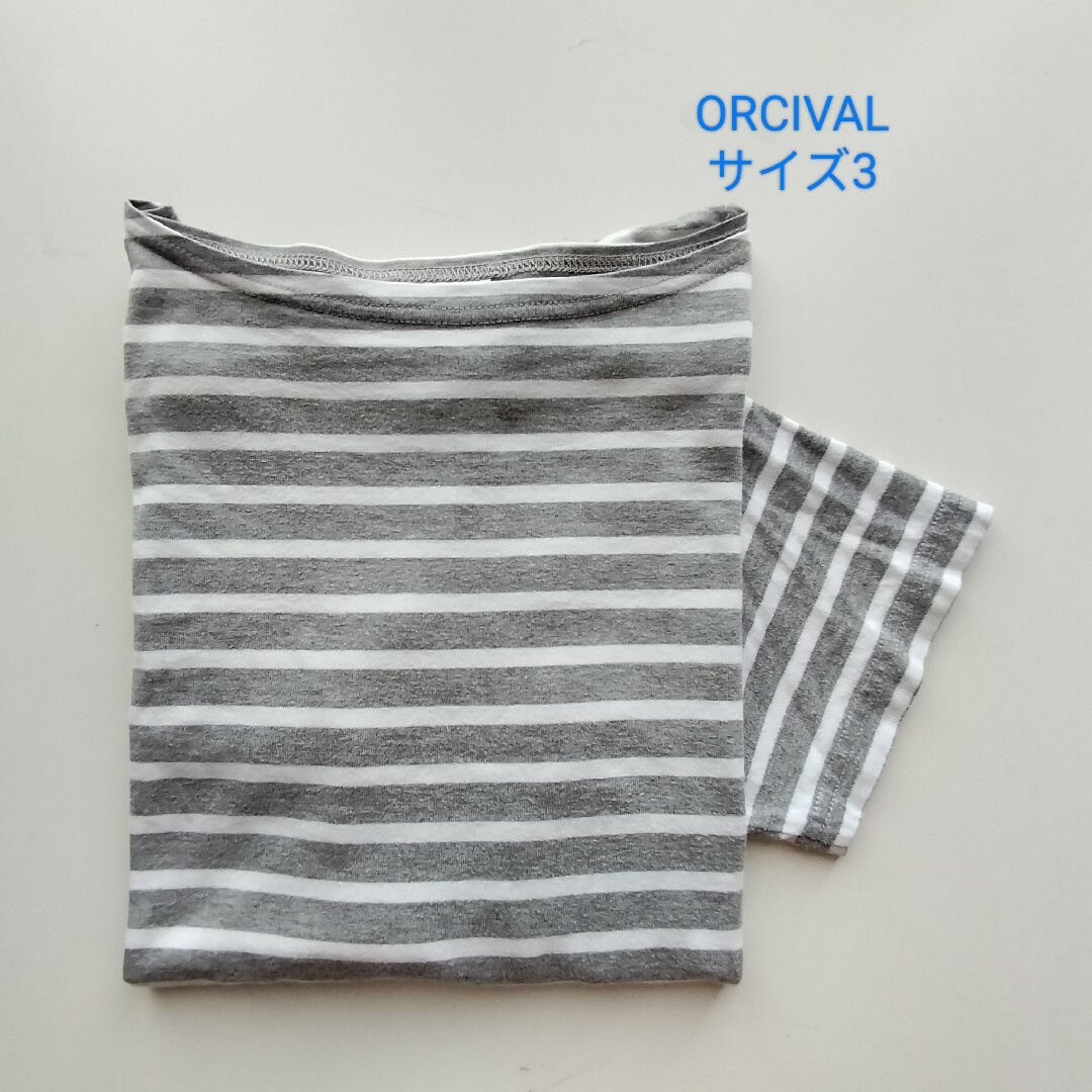 ORCIVAL - ORCIVAL☆ボーダーTシャツ☆美USED☆サイズ3の通販 by