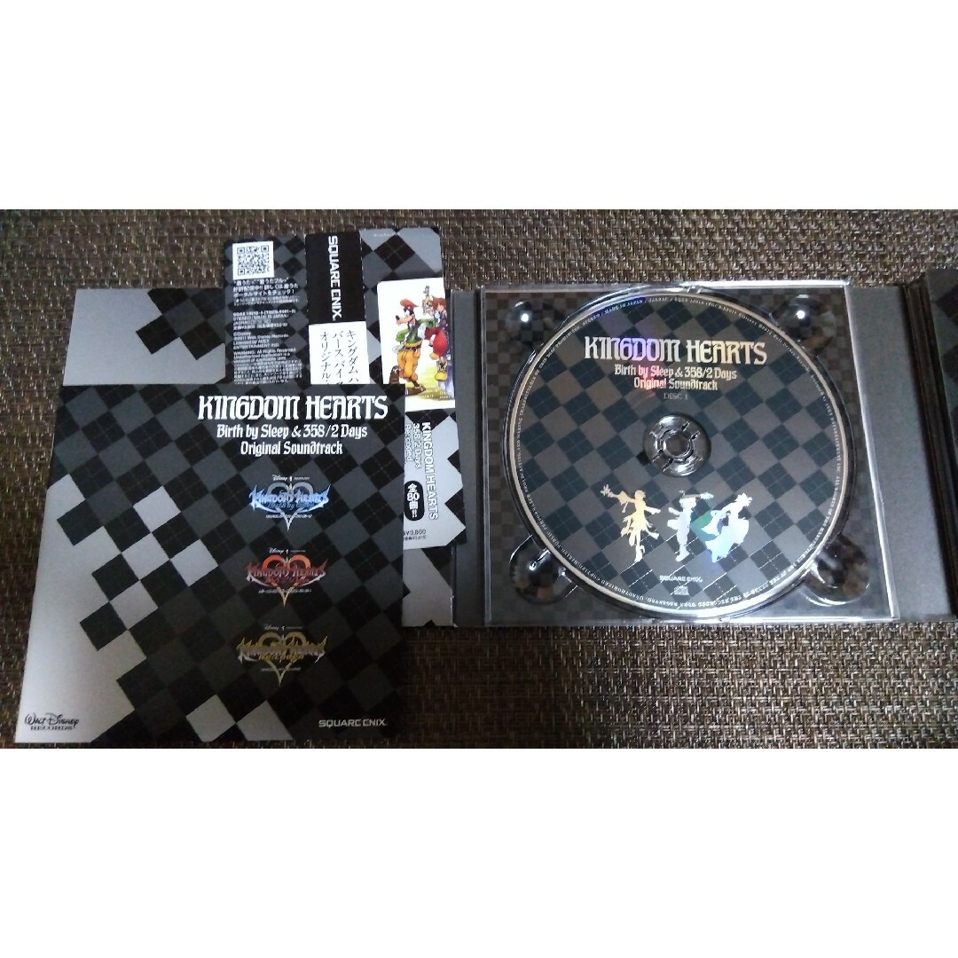 SQUARE ENIX(スクウェアエニックス)のKINGDOM HEARTS Birth by Sleep ＆ 358/2 Da エンタメ/ホビーのCD(ゲーム音楽)の商品写真