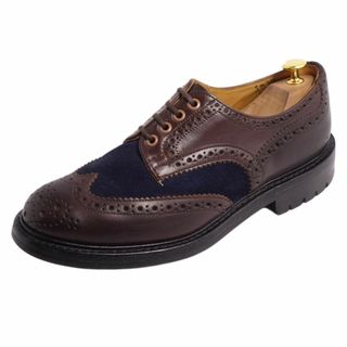 トリッカーズ／Tricker's シューズ ビジネスシューズ 靴 ビジネス メンズ 男性 男性用レザー 革 本革 ブラック 黒  M7306 Golosh Brogues メダリオン ウイングチップ