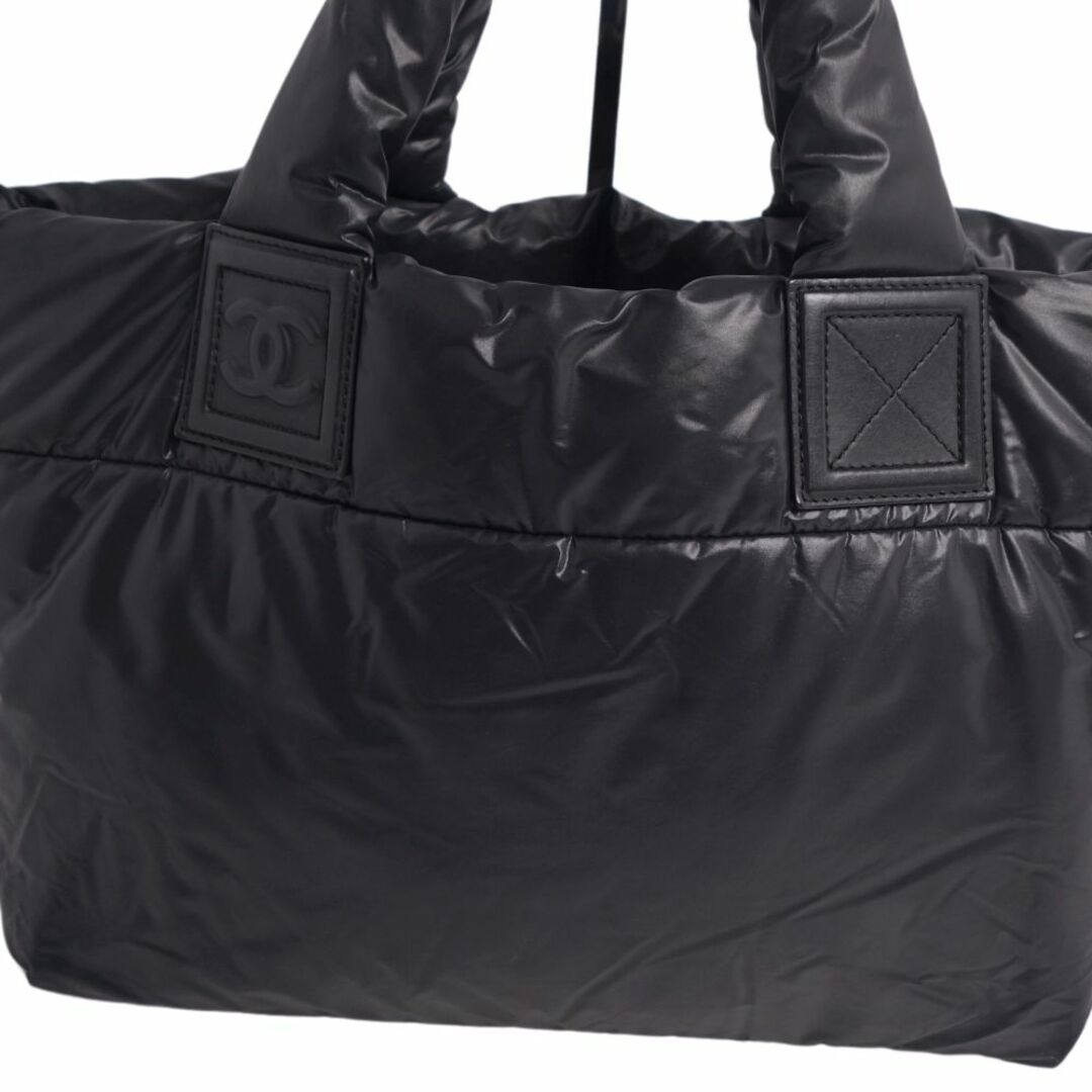 美品 Vintage シャネル CHANEL トートバッグ ハンドバッグ ココマーク ナイロン カバン 鞄 レディース ブラック 美品 Vintage シャネル CHANEL トートバッグ ハンドバッグ ココマーク ナイロン カバン 鞄 レディース ブラック