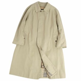 バーバリー(BURBERRY)のバーバリー ロンドン BURBERRY LONDON コート ライナー付き ステンカラーコート バルマカーンコート コットン アウター メンズ 94-175-6(M相当) カーキベージュ(ステンカラーコート)