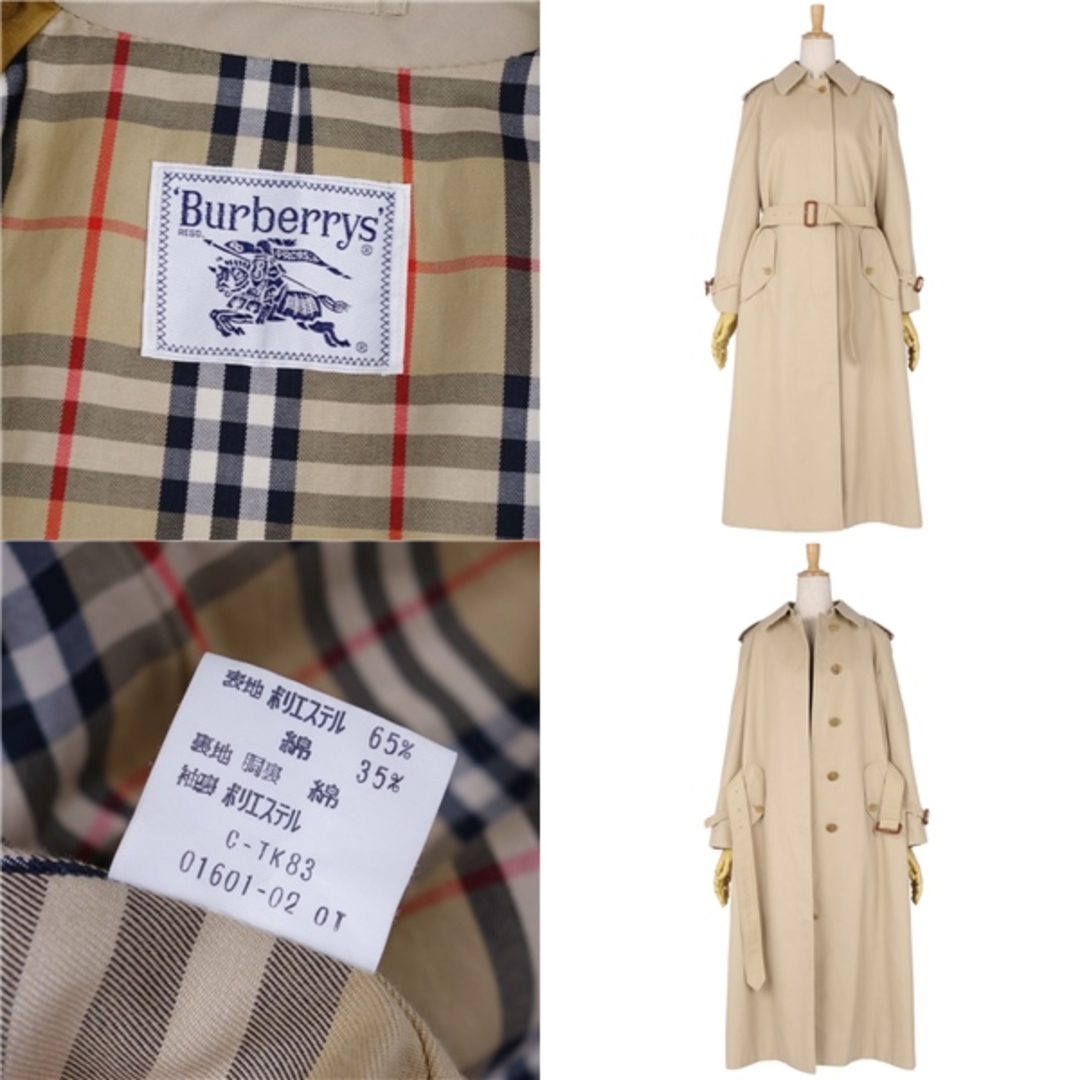 極美品 Vintage バーバリー Burberrys コート シングル トレンチ 極美品 Vintage バーバリー Burberrys コート シングル トレンチ