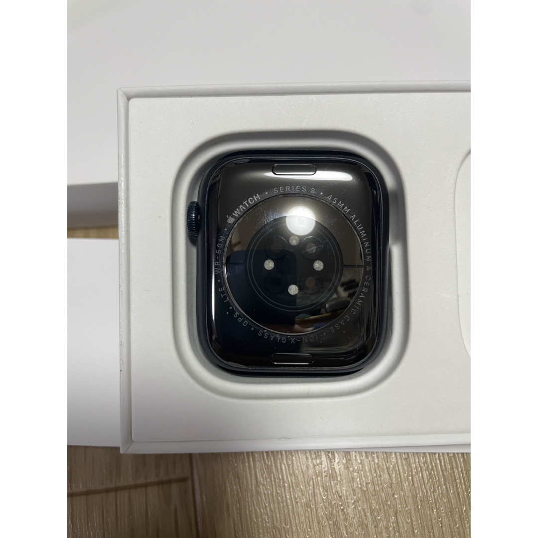 Apple Watch - Apple Watch Series8-45mm GPSセルラーミッドナイト の ...