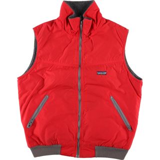 パタゴニア(patagonia)の古着 80年代 パタゴニア Patagonia シェルドシンチラベスト Rマークタグ ナイロン×フリースベスト メンズL ヴィンテージ /eaa374982(ベスト)