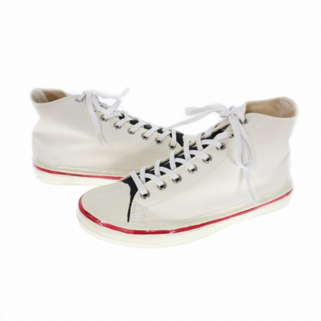 マルニ MARNI 21SS GOOEY ハイカット スニーカー キャンバス - スニーカー