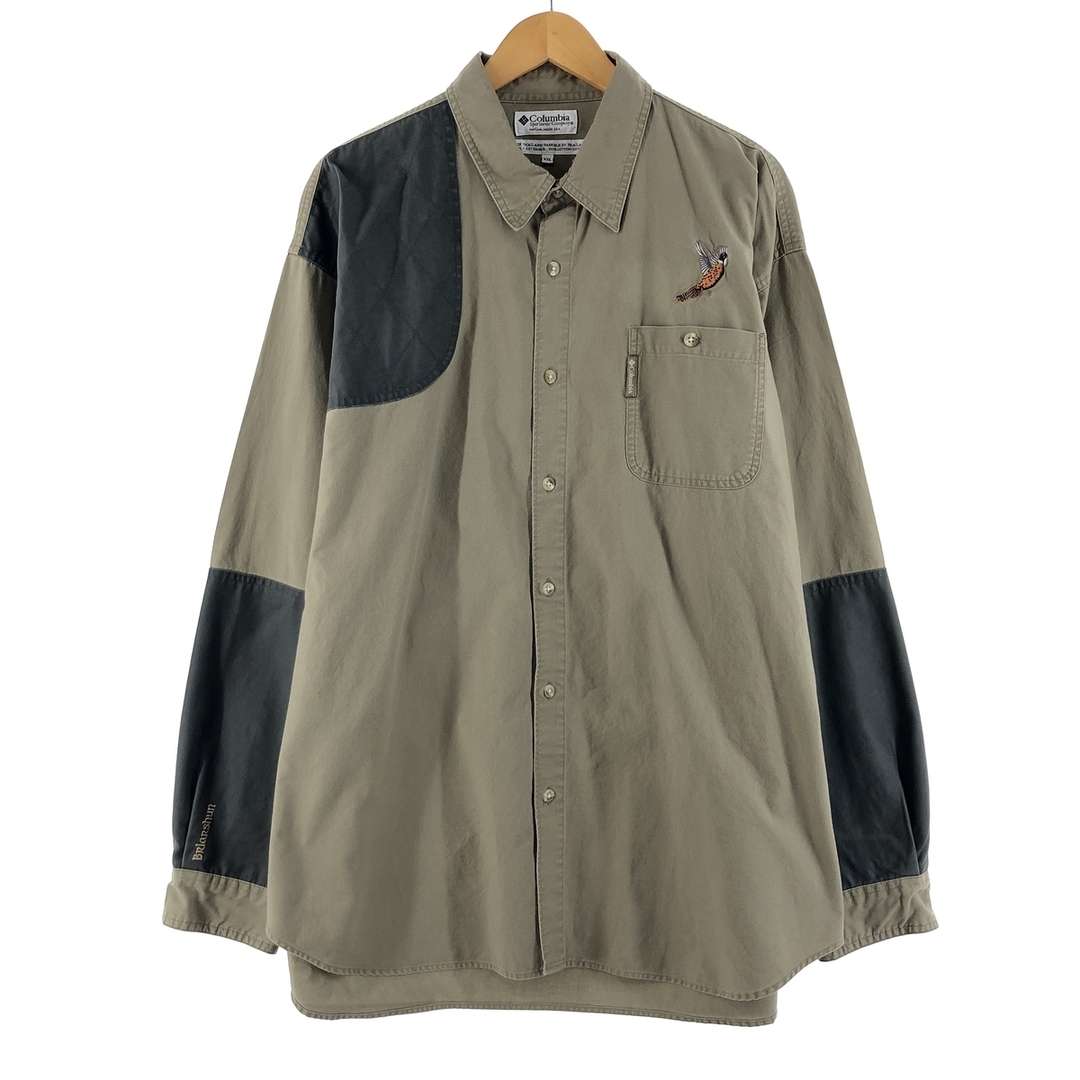 コロンビア Columbia 長袖 ハンティングシャツ メンズXXL /eaa375735