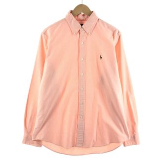 ラルフローレン(Ralph Lauren)の古着 ラルフローレン Ralph Lauren オックスフォード 長袖 ボタンダウンシャツ メンズL /eaa371358(シャツ)