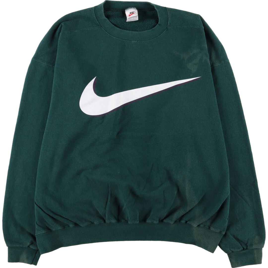 90年代 ナイキ NIKE ロゴスウェット トレーナー USA製 メンズXXL