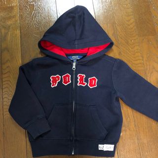 ポロラルフローレン(POLO RALPH LAUREN)の美品⭐︎ボロラルフローレン  裏起毛パーカー　２T(ジャケット/上着)