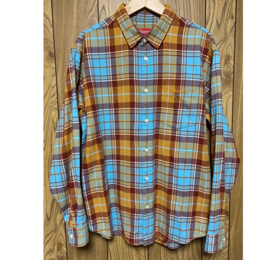 Supreme Plaid Flannel Shirt Rust  XLサイズ