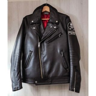 希少】SKULL WORKS S.W.G.T レザーダブルライダースジャケットの通販