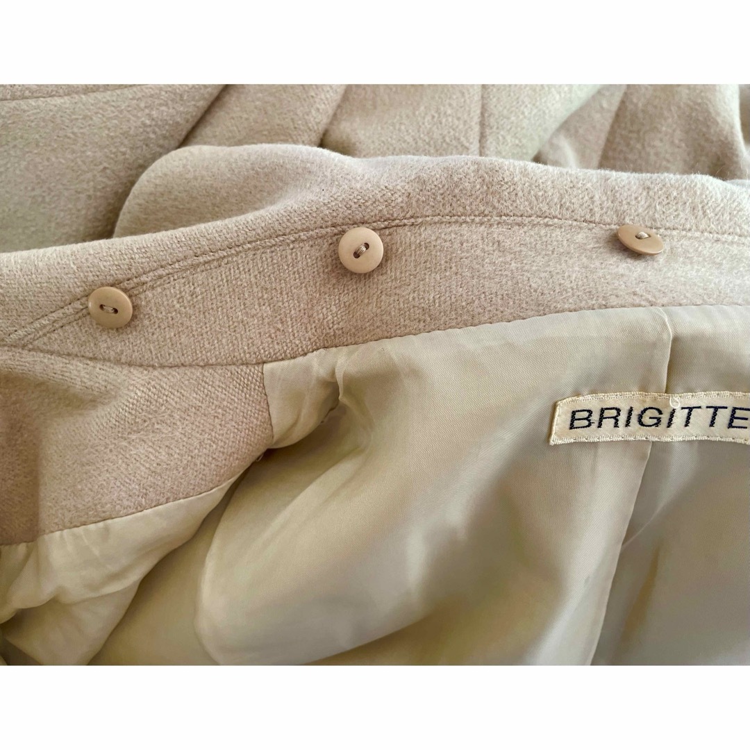 美品】 BRIGTTE ブリジット ロングコート チェスターコート アンゴラ ...