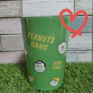 ピーナッツ(PEANUTS)の新品♡ スヌーピー ステンレスタンブラー PK-1802 グリーン(タンブラー)