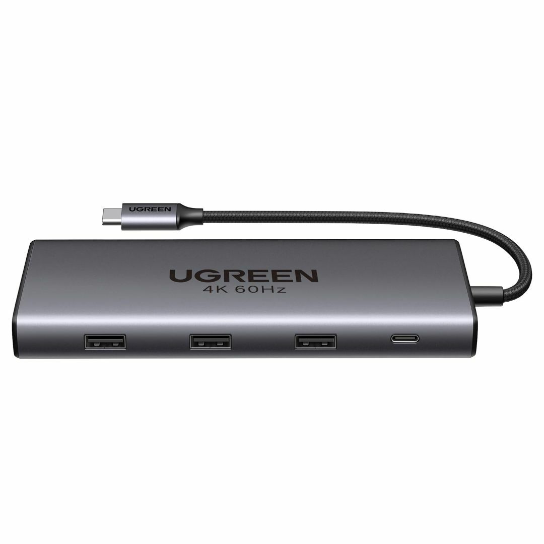 PC周辺機器UGREEN Revodok Pro 9 in 1 USB Cハブ 10Gbps