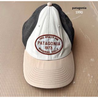 パタゴニア(patagonia)のpatagonia 1990 vintage mesh cap ☆希少(キャップ)