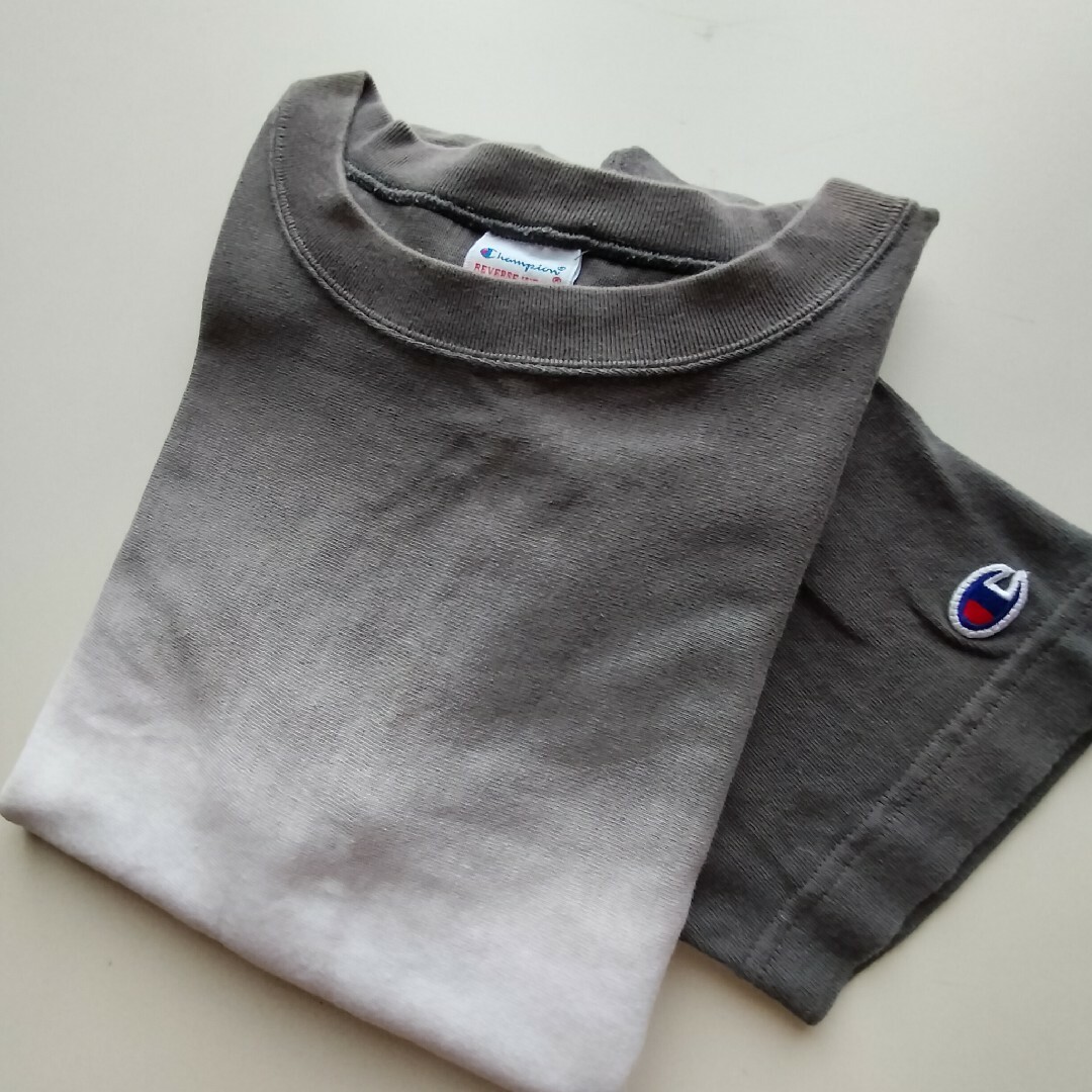 Champion(チャンピオン)のチャンピオン★リバースウィーブ★グラデーションTシャツ★USED★Lサイズ メンズのトップス(Tシャツ/カットソー(半袖/袖なし))の商品写真