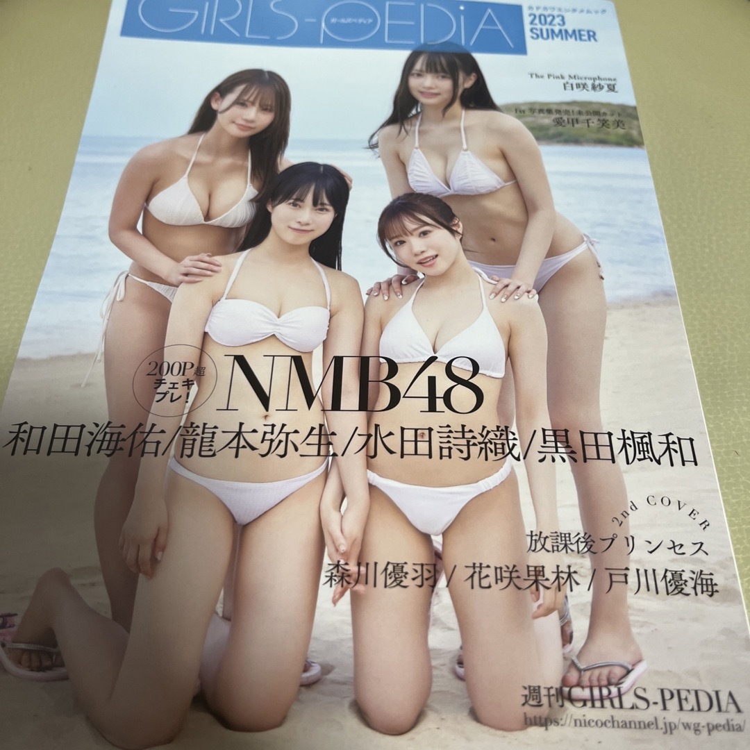 NMB48(エヌエムビーフォーティーエイト)のＧＩＲＬＳ－ＰＥＤＩＡ ２０２３　ＳＵＭＭＥＲ エンタメ/ホビーの本(アート/エンタメ)の商品写真