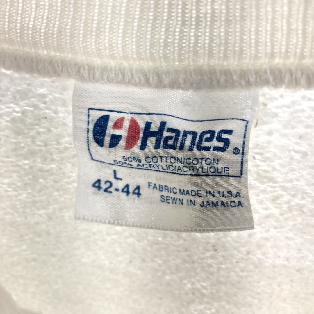 Hanes(ヘインズ)の古着 80年代 ヘインズ Hanes プリントスウェットシャツ トレーナー USA製 メンズL ヴィンテージ /eaa374733 メンズのトップス(スウェット)の商品写真