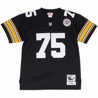 ミッチェルアンドネス(MITCHELL & NESS)のミッチェル＆ネス NFL スティーラーズ #75 フットボールシャツ 50/L(シャツ)