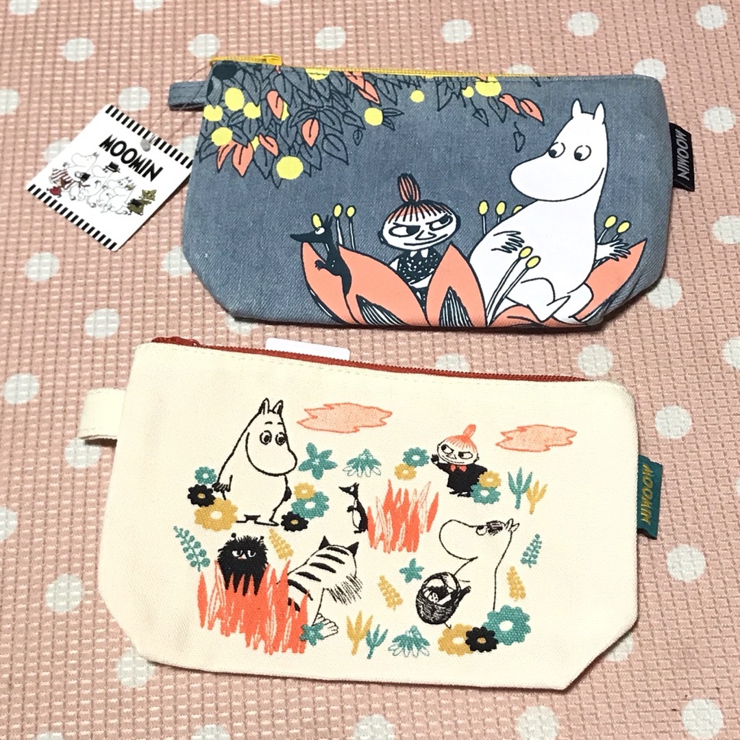 MOOMIN(ムーミン)のムーミン ポーチ 2点セット エンタメ/ホビーのおもちゃ/ぬいぐるみ(キャラクターグッズ)の商品写真