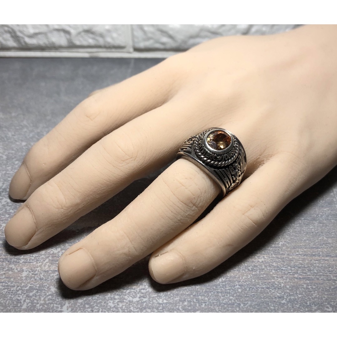 HYSTERIC GLAMOUR(ヒステリックグラマー)のヒステリックグラマー ストーン 指輪 16号925 silver リング メンズのアクセサリー(リング(指輪))の商品写真