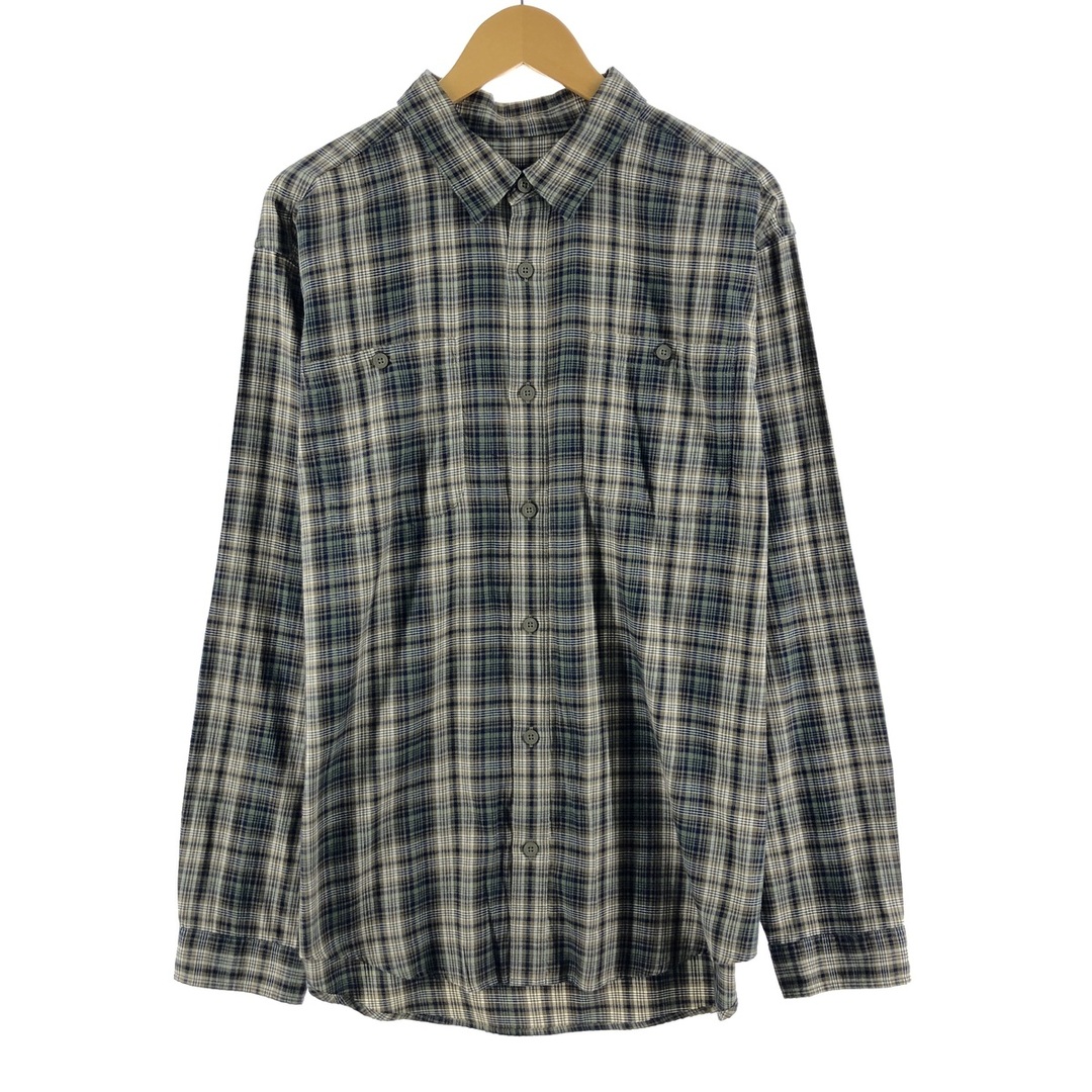 19年製 パタゴニア Patagonia ORGANIC COTTON オーガニックコットン STY53837FA19 長袖 コットンチェックシャツ メンズL /eaa375646