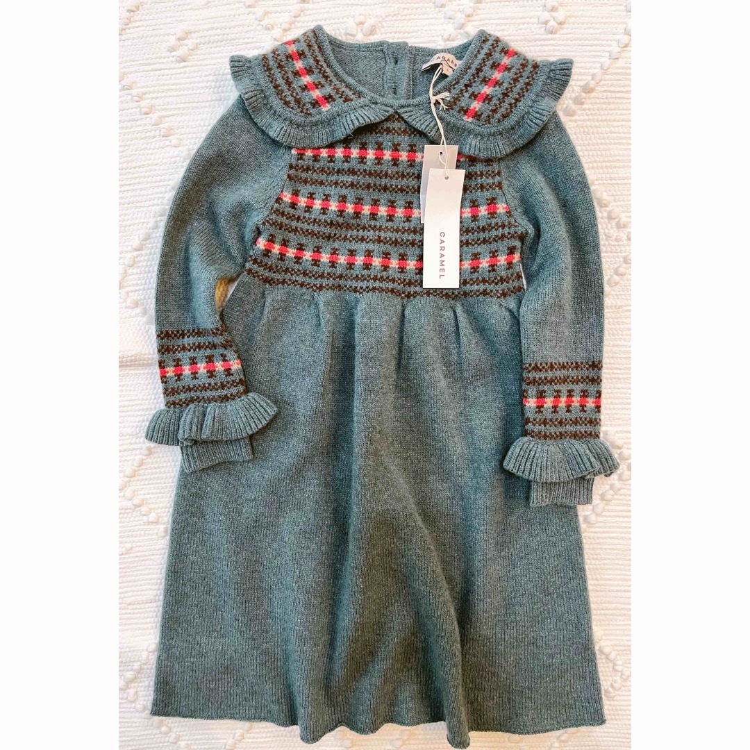 Caramel baby&child - 新品 caramel baby&child ニットワンピース 4Yの