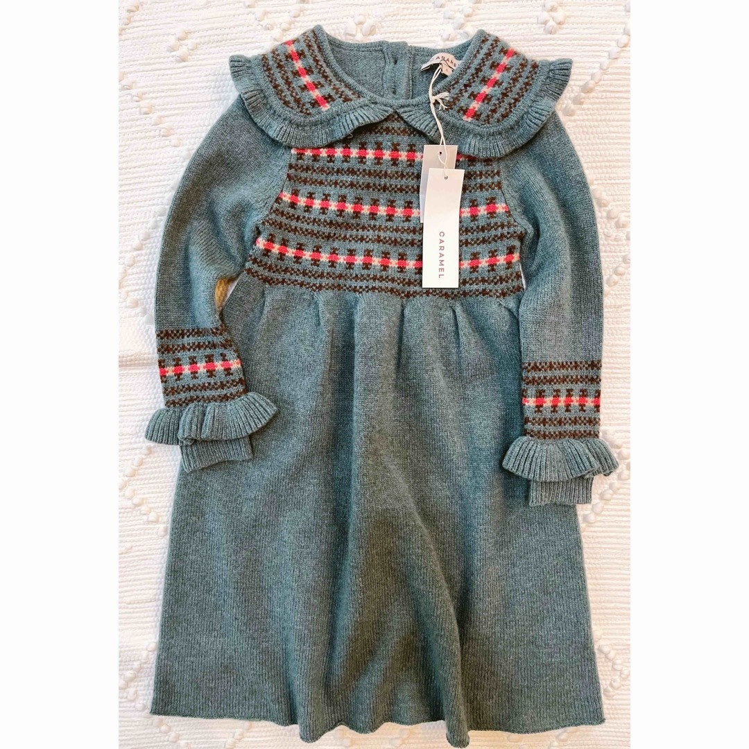 新品　caramel baby&child ニットワンピース　4Y