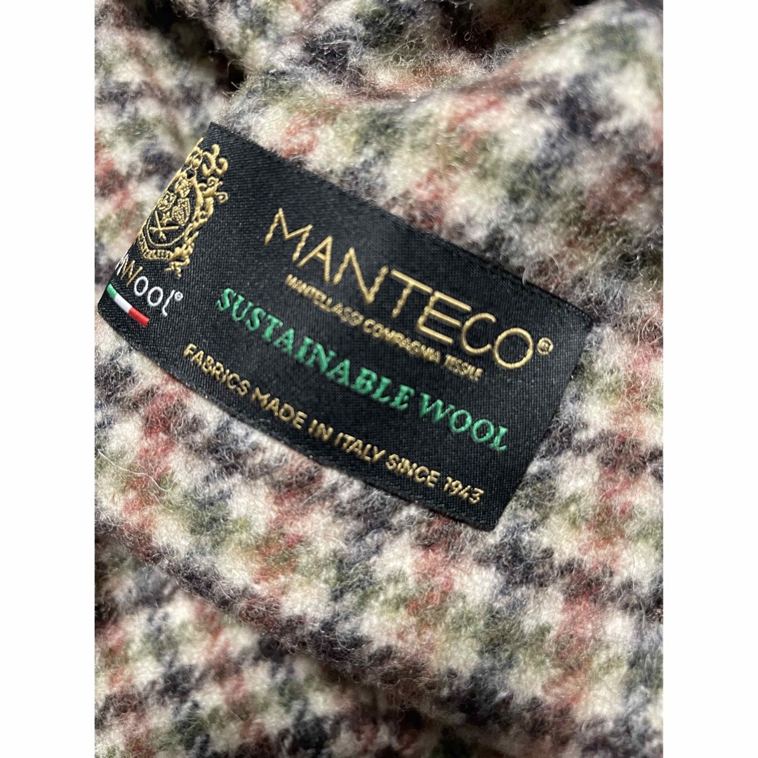 AMERI VINTAGE CHECK ECO WOOL BIG JACKET